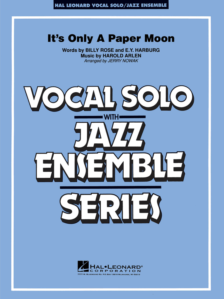 It\'s Only a Paper Moon - vocal solo & jazz ensemble