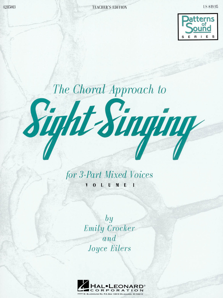 Choral Approach to Sight-Singing Volume I - nur Buch, teacher\'s edition