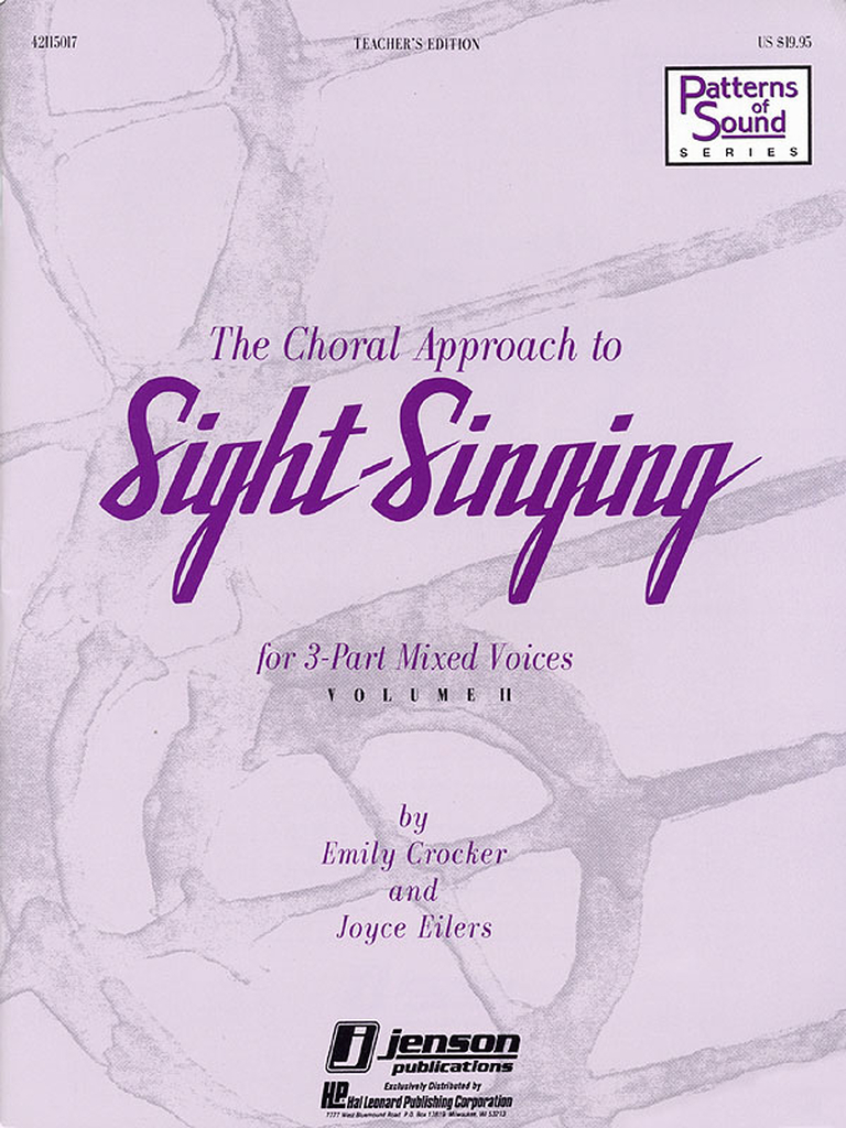  Choral Approach to Sight-Singing Volume II - nur Buch, teacher\'s edition