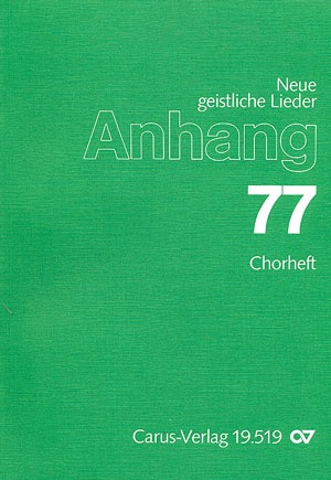 Anhang 77: Chorheft - Chorbuch