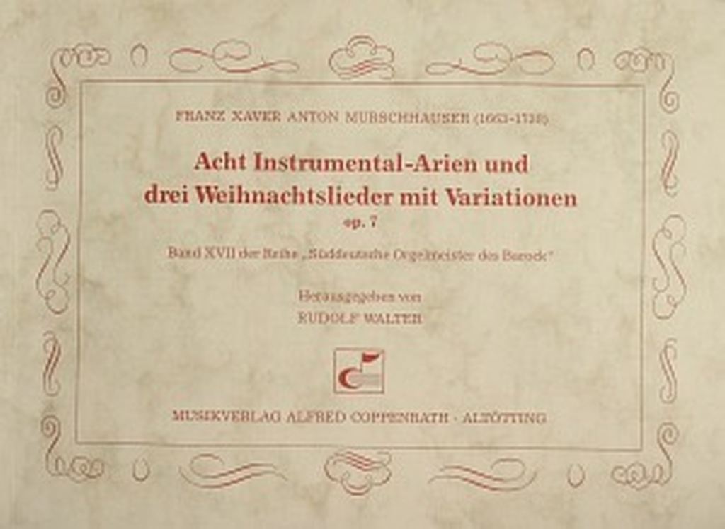 Acht Instrumental-Arien und drei Weihnachtslieder mit Variationen - Sammlung