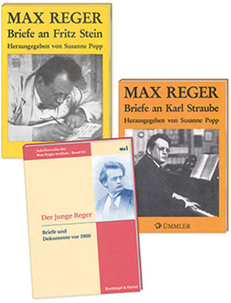 Max Reger, Briefe, 3 Bände - Chorleiterpaket mit Noten und CD