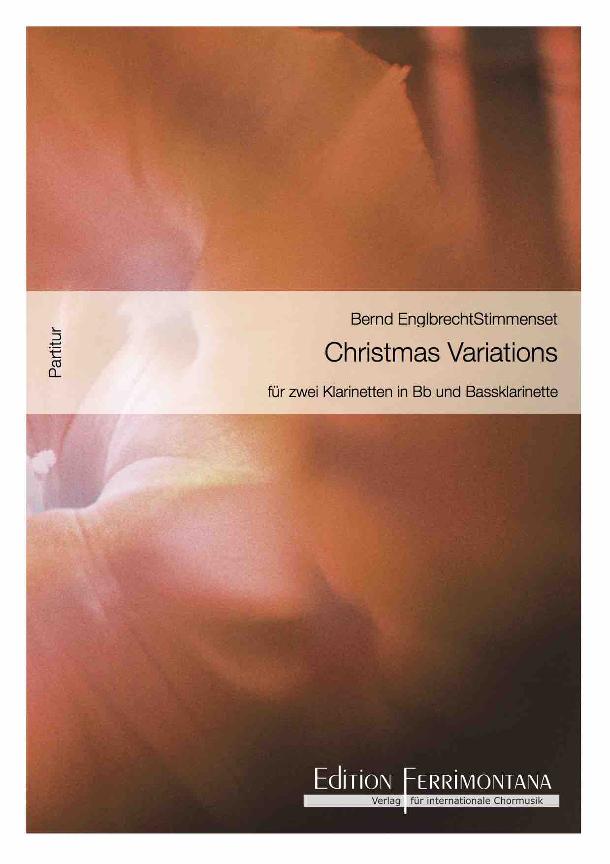 Christmas Variations für zwei Klarinetten in Bb und Bassklarinette - Partitur