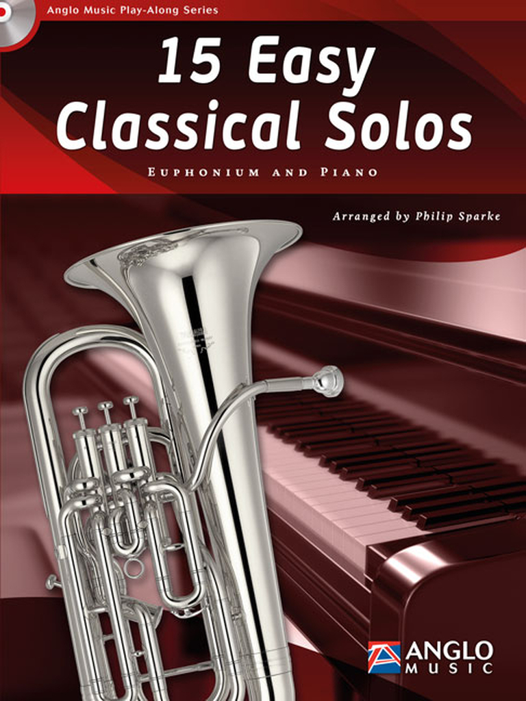 15 Easy Classical Solos - Buch mit CD, Bb/C, Euphonium TC/BC