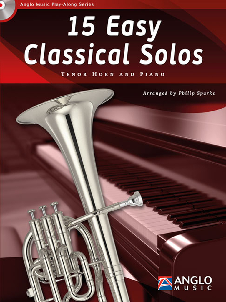 15 Easy Classical Solos, Eb Tenor Horn - Buch mit CD, Tenor Horn in Eb and Piano