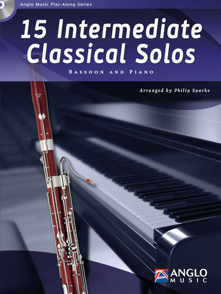 15 Intermediate Classical Solos, Bassoon and Piano - Buch mit CD, Fagott und Klavier