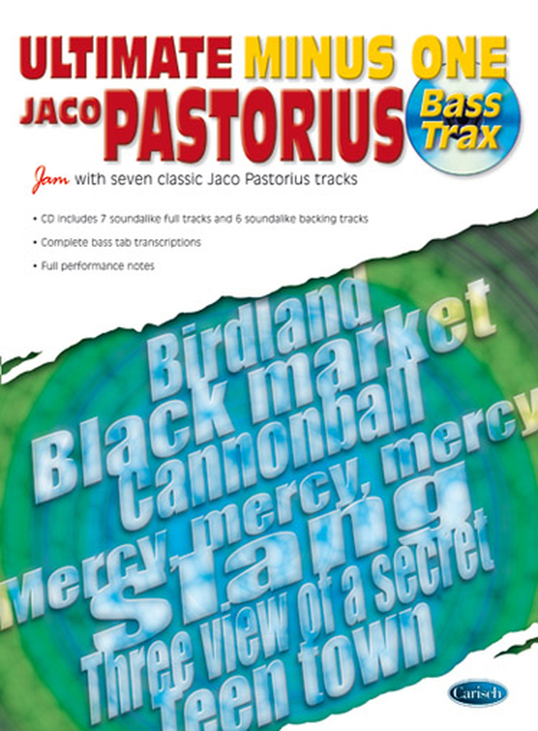 Ultimate Minus One - Jaco Pastorius Bass Trax, Jam with 7 classic Jaco Pastorius tracks, Buch mit CD