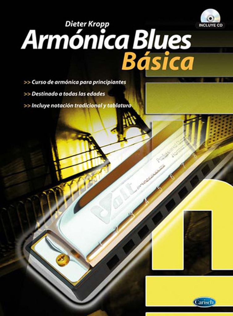 Armonica Blues Basica, Buch mit CD