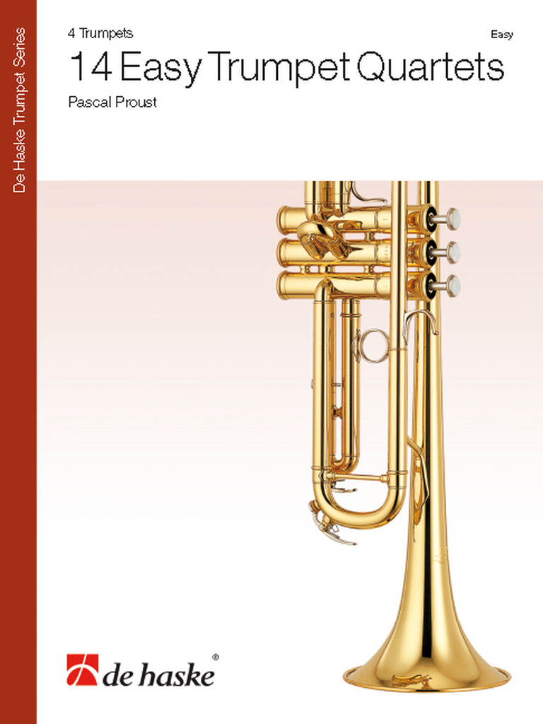 14 Easy Trumpet Quartets - Partitur mit Stimmen, 4 Trompeten