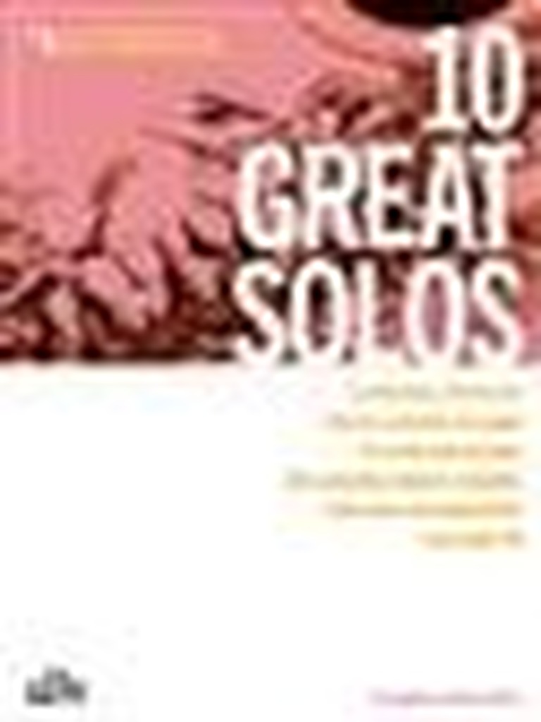 10 Great Solos - Alto Sax, A collection of favourite melodies specially arranged for early-intermediate alto sax players - Buch mit CD, Altsaxophon und Klavier