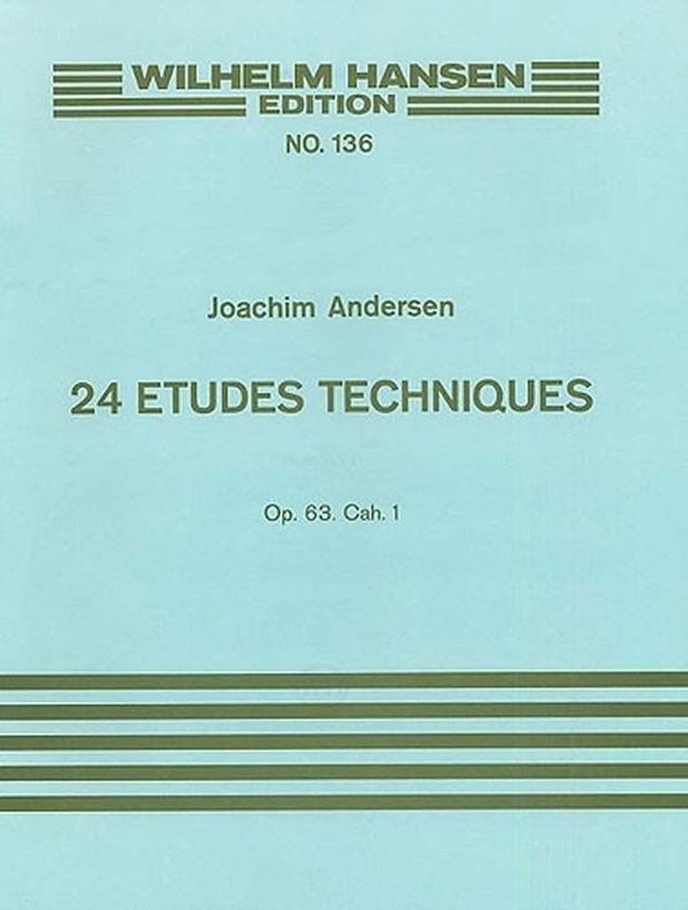 24 Etudes Techniques For Flute op 63 Book 1