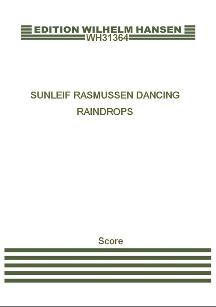Dancing Raindrops - Partitur, Clarinet, Violin and Piano