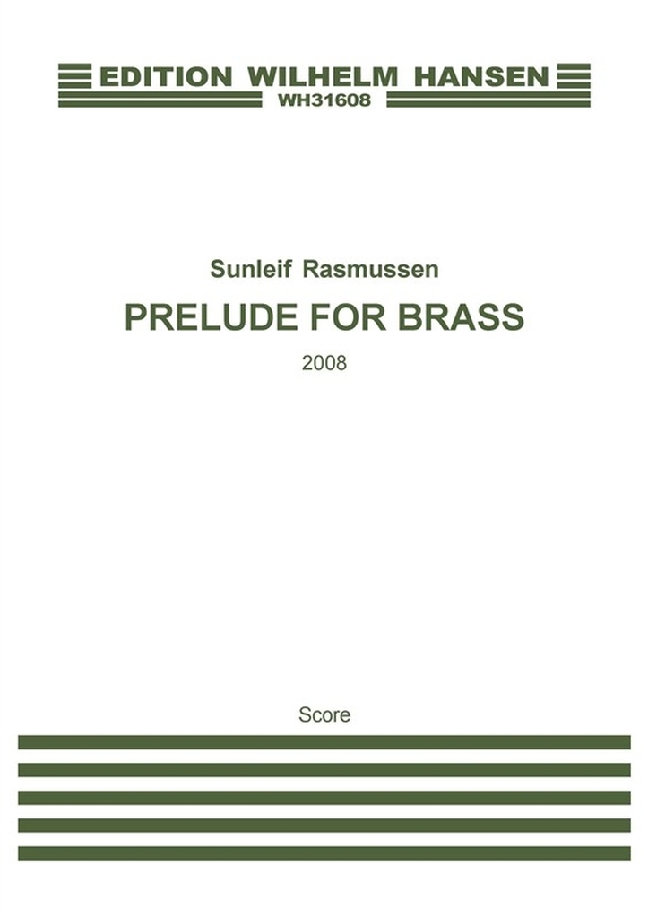 Prelude For Brass - Partitur