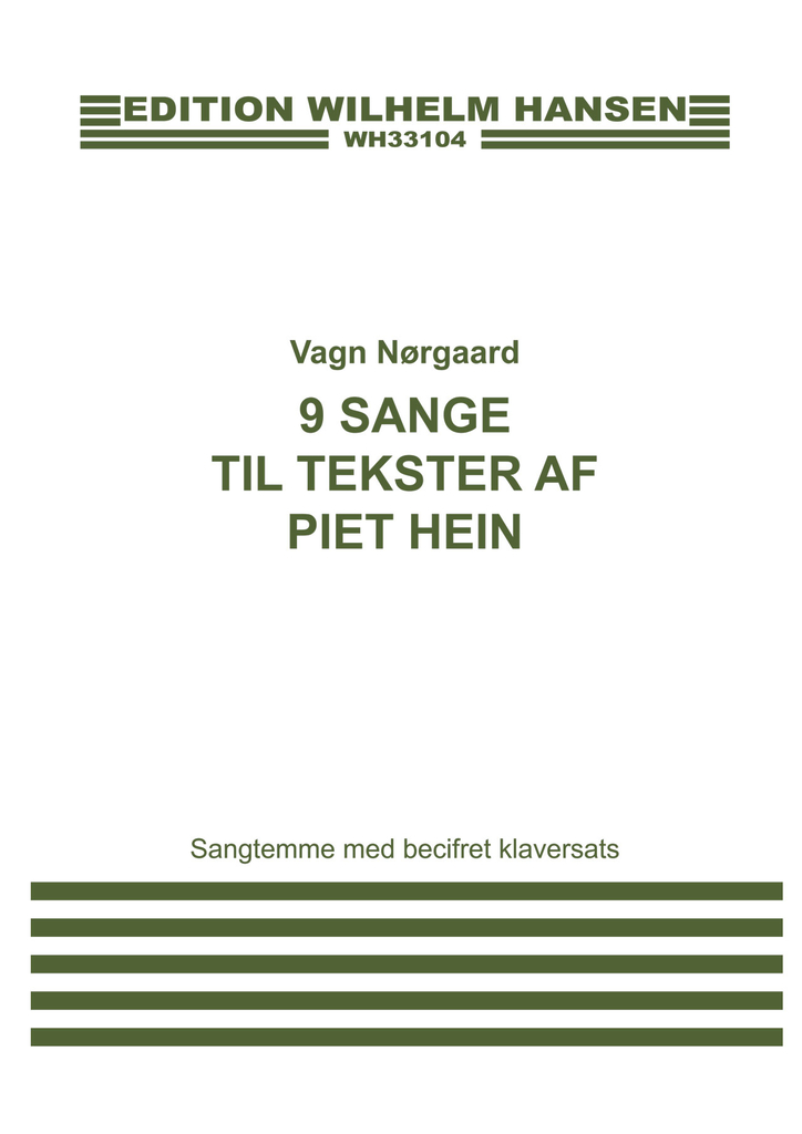 10 Sange til Tekster af Piet Hein
