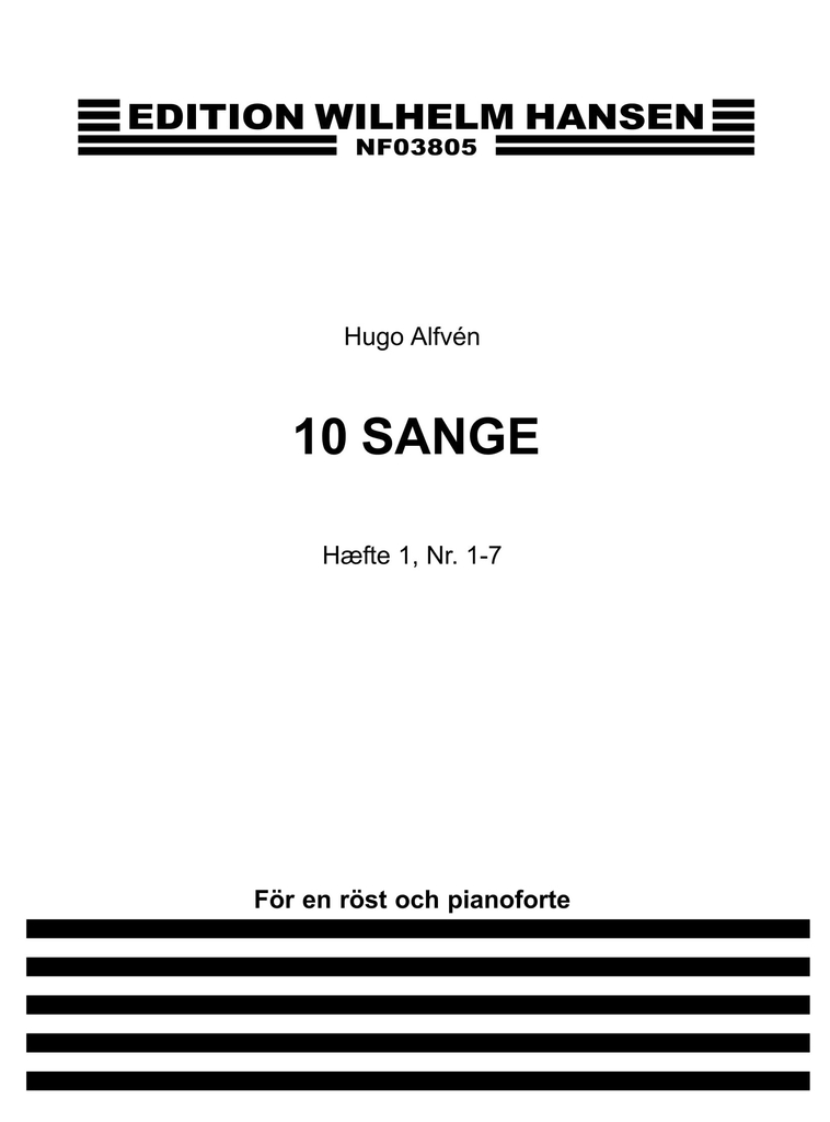 10 Sange Haefte 1, Sang 1-7