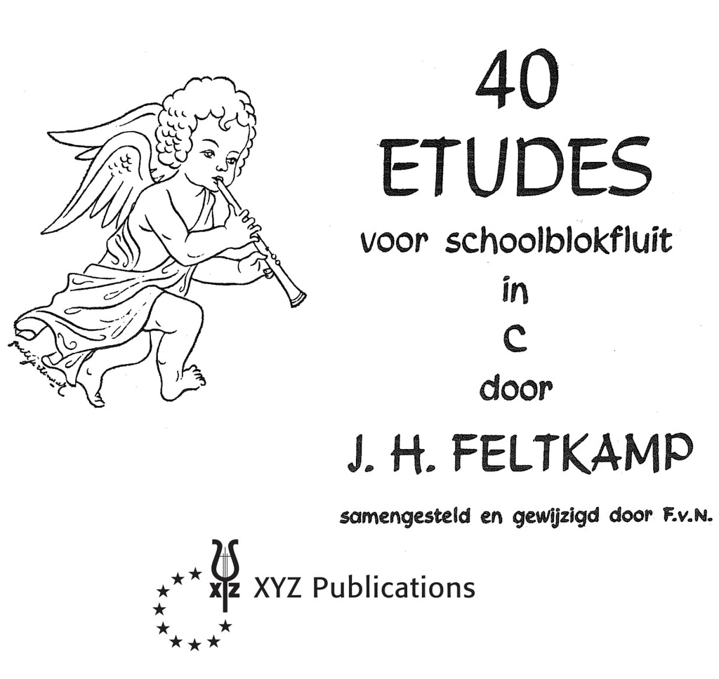 40 Etudes, Blockflöte / Recorder