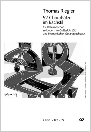 52 Choralsätze im Bachstil für Posauenchor - Bläserpartitur