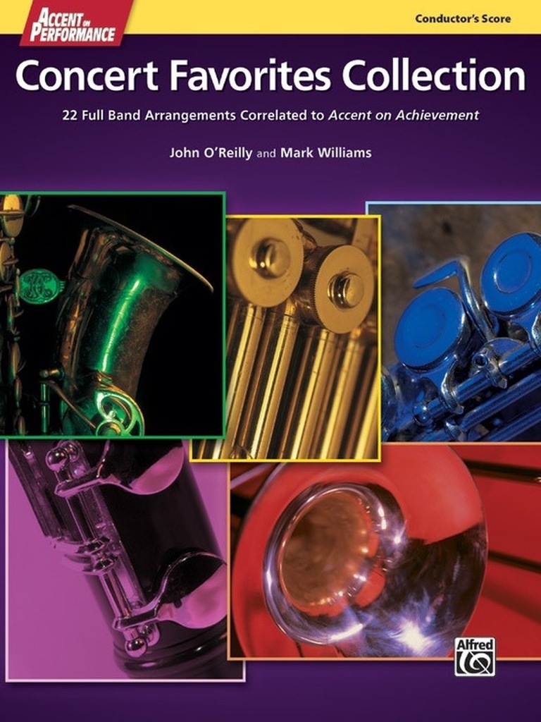 Accent on Performance March Collection, 22 Full Band Arrangements Correlated to Accent on Achievement - Partitur