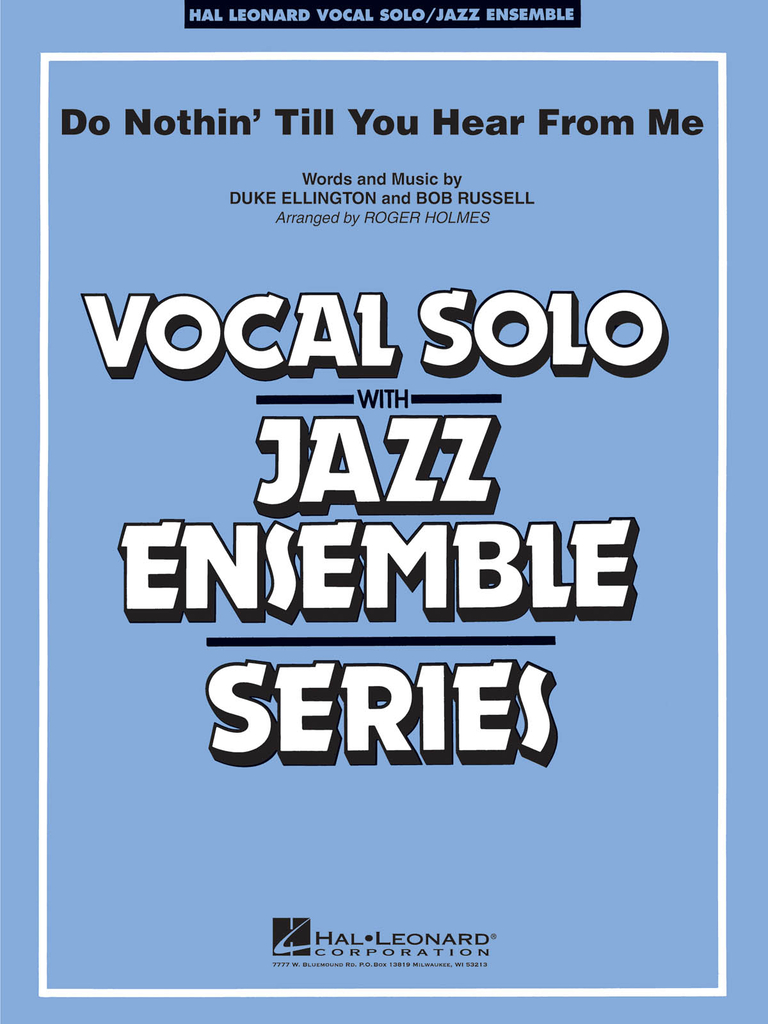 Do nothin\' till you hear from me - Vocal Solo & Jazz Ensemble