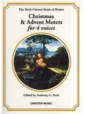 Chester Book Of Motets Volume 6: Christmas And Advent Motets For 4 Voices