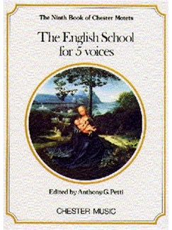 Chester Book Of Motets Volume 9: The English School For 5 Voices