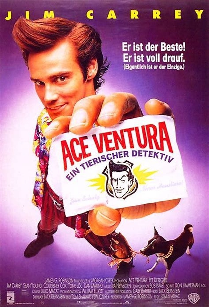 Ace Ventura, Ein tierischer Detektiv, Jim Carrey - DVD