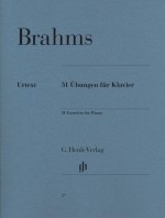 51 Übungen für Klavier. Wie für viele Komponisten des 19. Jahrhunderts bestand auch für Brahms eine wichtige Verdienstmöglichkeit darin, Klavierunterricht zu geben. Dabei entstanden Sammlungen von Übungen, die er zunächst nur gelegentlich niederschrieb, s