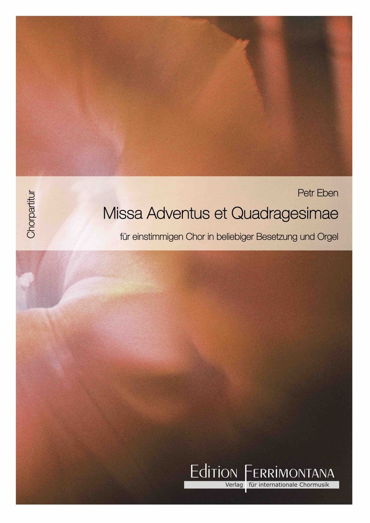 Missa Adventus et Quadragesimae - Chorpartitur, einstimmig in beliebiger Besetzung 