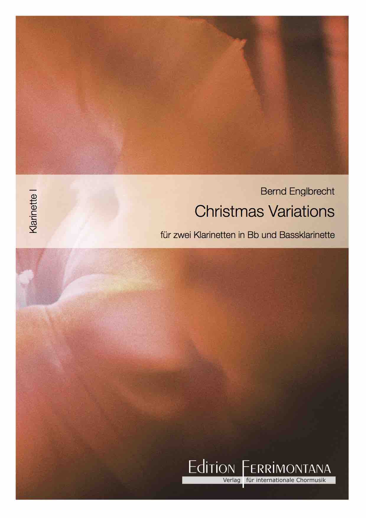 Christmas Variations für zwei Klarinetten in Bb und Bassklarinette - Klarinette I