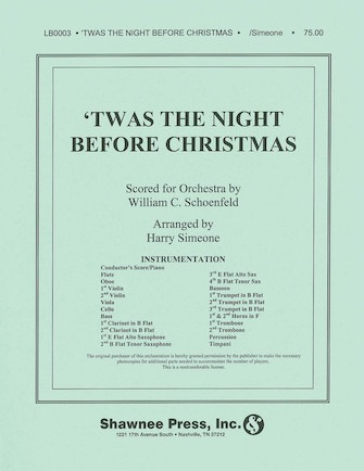 Twas the night before christmas - Instr.-Pak: Orchestermaterial
