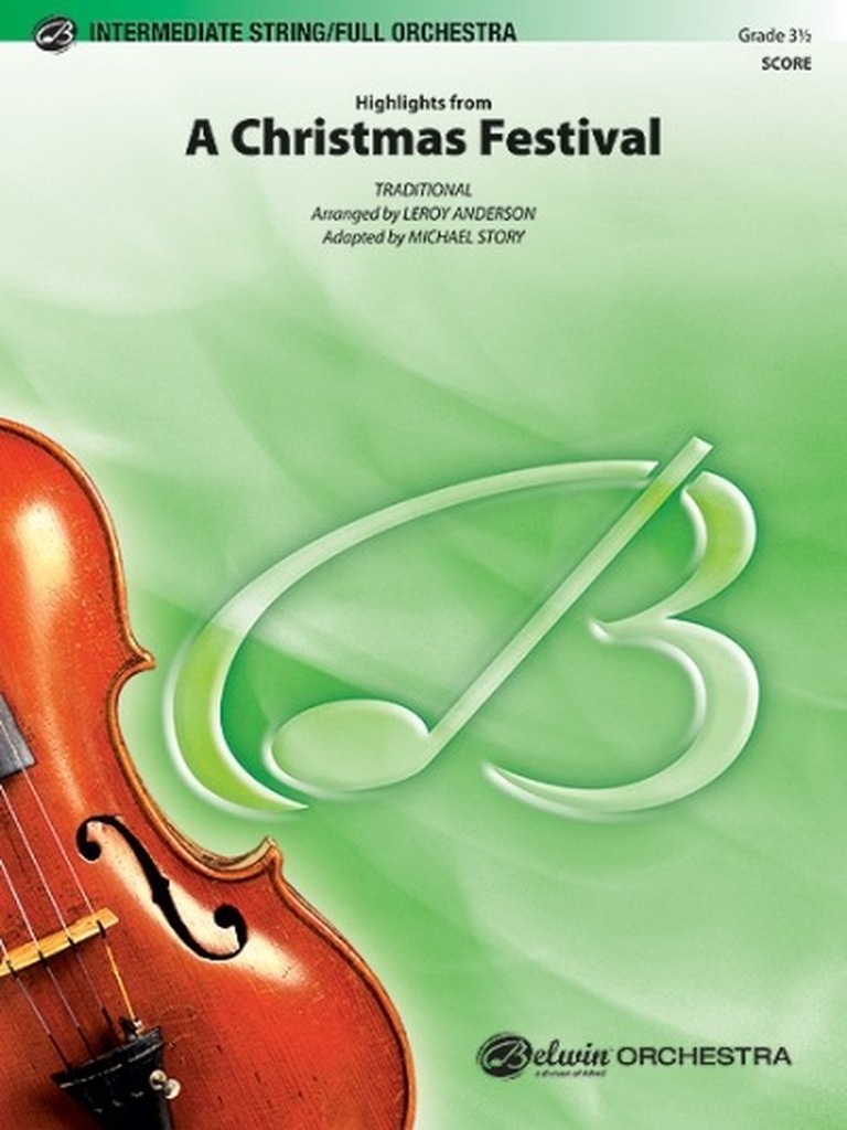 Christmas Festival, Highlights from - Partitur