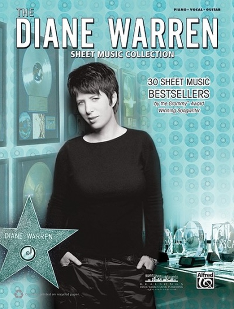 Diane Warren Sheet Music Collection - 30 Sheet Music Bestsellers by the Grammy Award-Winning Songwriter-