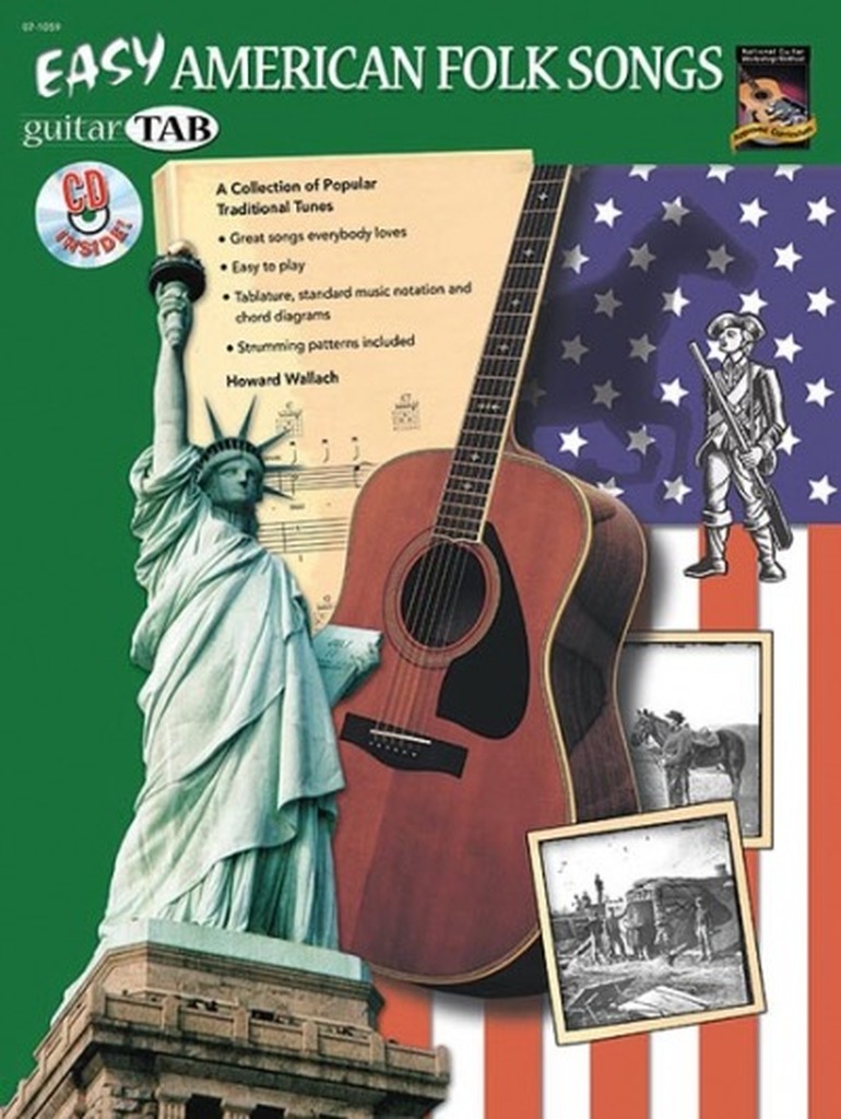 Easy American Folk Songs, A Collection of Popular Traditional Tunes - Buch mit CD
