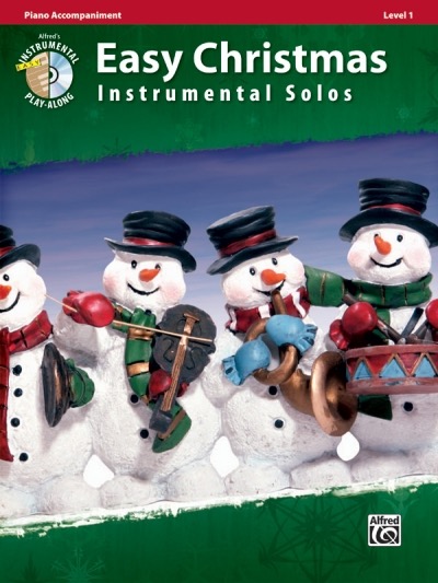 Easy Christmas Instrumental Solos, Level 1, Piano Accompaniment - Buch mit CD