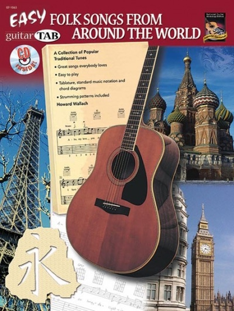 Easy Folk Songs from Around the World, A Collection of Popular Traditional Tunes