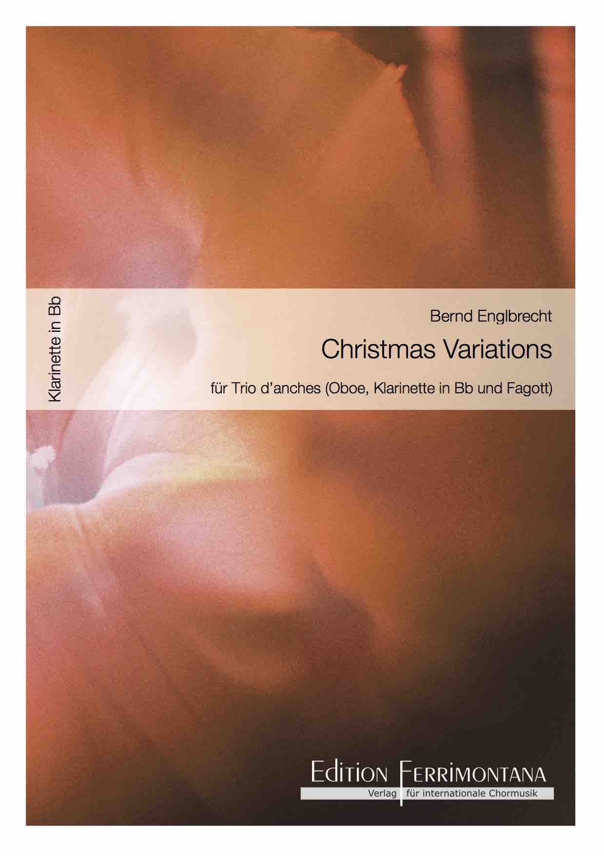 Christmas Variations für Trio d\'anches - Klarinette