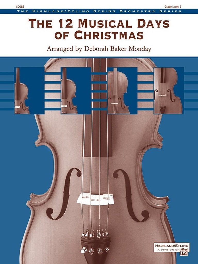 12 Musical Days Of Christmas - Partitur